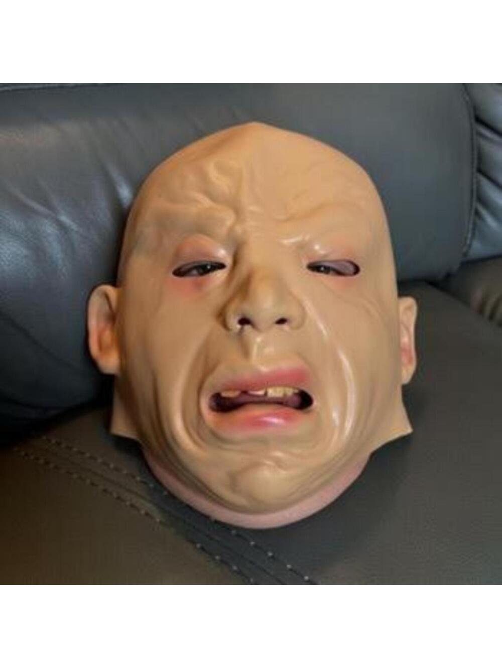 HALLOWEEN MASK COSTUME Adult Crying Baby
